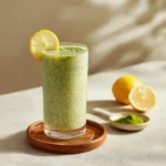 Japanese Mounjaro recipe drink with chia seeds and lemon